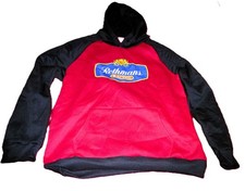 Rothmans Racing Logo Hoodie L 40" Chest, Black /Burgundy Formula1/Workwear