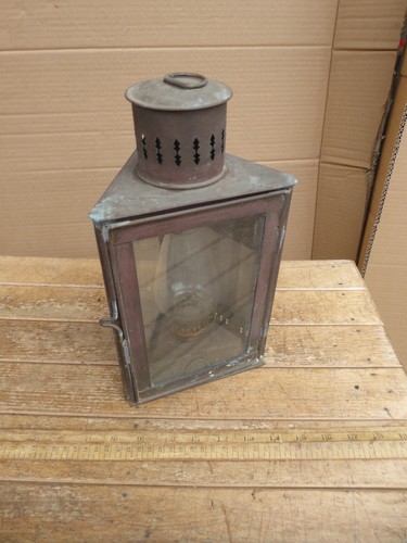 Antique triangular ships lamp - antique,