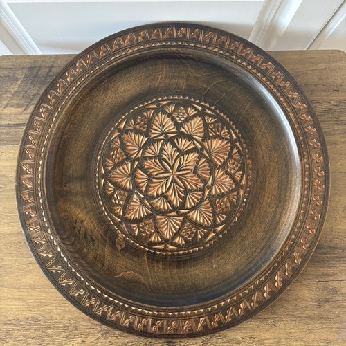 Retro ethnic style round brown - ethnic,