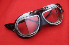 Vintage British Goggles - Unbranded - Aviation / Motor Cycle / Driving