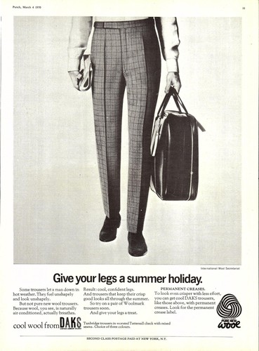 Original 1970 advert daks - original, 'daks'