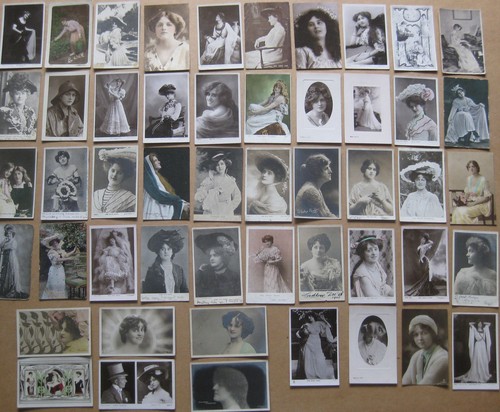 Edwardian actresses job lot - lot, of
