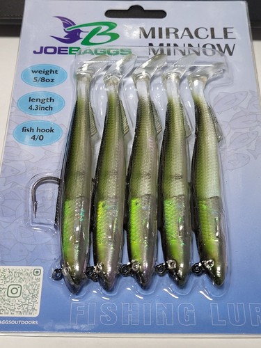Joe baggs sand eels - 5, 4.25"