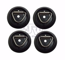 4 x Tie Down Lashing Rings STAINLESS STEEL Horsebox Van Truck Ifor Williams 