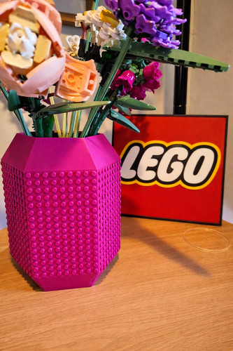 Lego inspired vase for