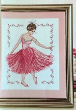 Cross stitch chart ballerina - stitch,