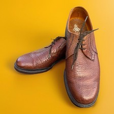 Vtg Joseph Cheaney Shoes Men’s UK 8 Molton Derby Brown Tan Grain Leather Uppers