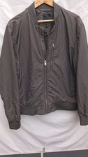 H&M Men’s Grey Bomber Jacket – Size Large