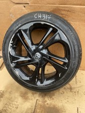 VAUXHALL CORSA E 2014-19 LTD EDITION BLACK ALLOY WHEEL 215/45/17 VX LINE CH317