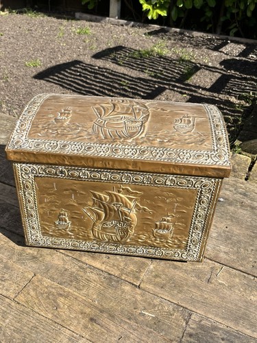 Vintage brass dome - brass, topped