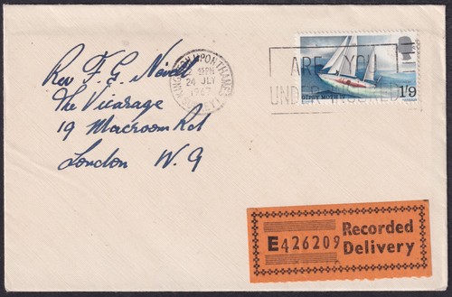 1967 francis chichester - 1967, fdc