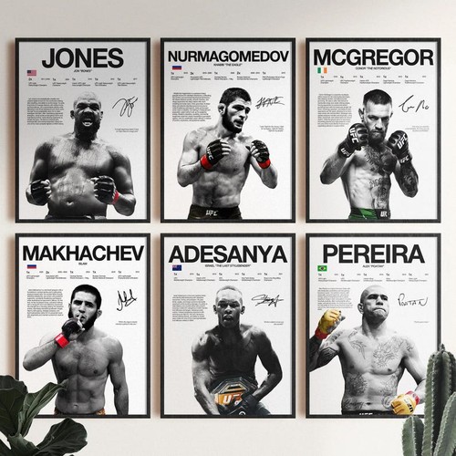 Ufc fighters poster set jon - poster, set,