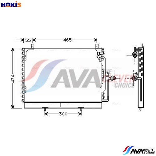 Condenser air conditioning - condenser,