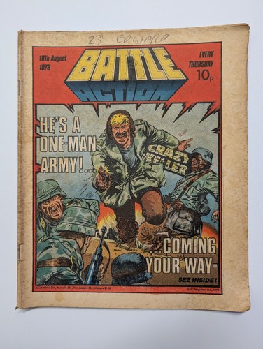 Battle action comic - action, 18th