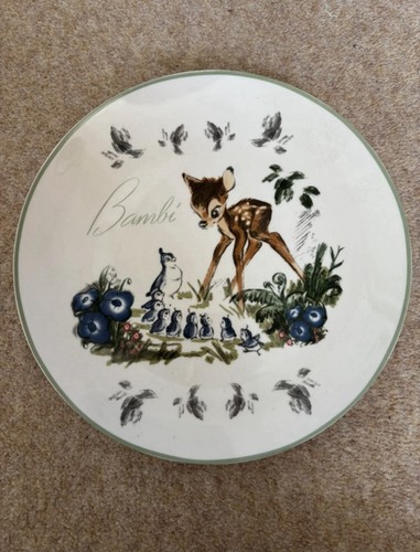 Disney bambi plate from tesco - disney,