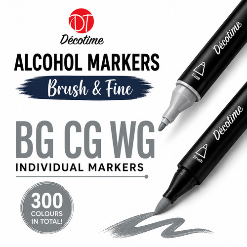 Decotime alcohol markers - decotime,