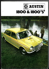 Austin 1800 MkII 1970-1972 UK Market Sales Brochure De Luxe & S Landcrab