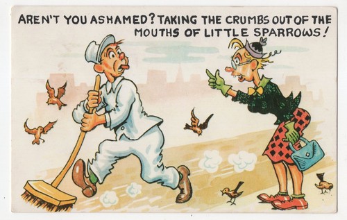 Street sweeper comic art humor - sweeper,