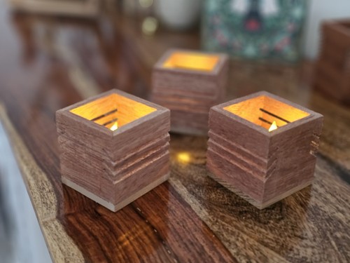 Candle holders handcrafted - candle,
