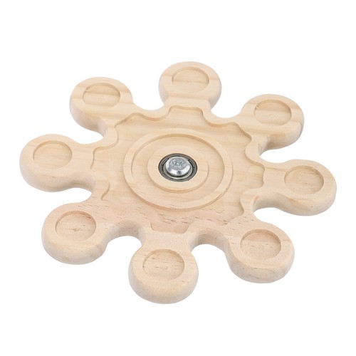 Khaki wood rabbit windmill - khaki,