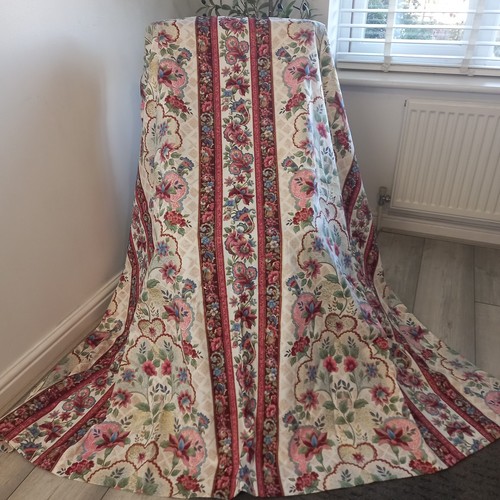 Vintage floral stripe - floral,