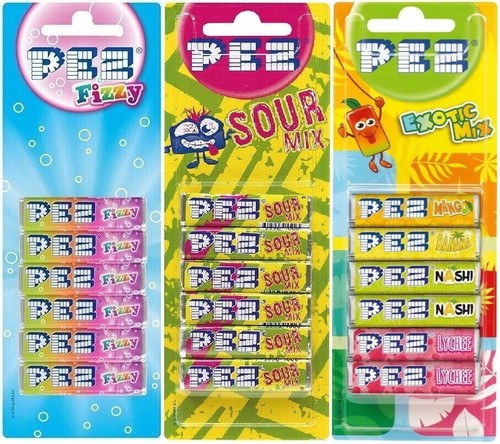 Pez refills fizzy exotic - refills, 1x