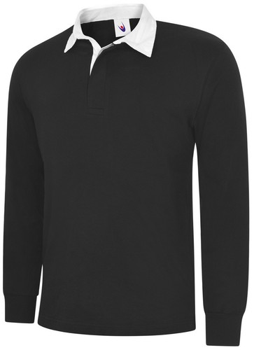 Long sleeve black - long, rugby