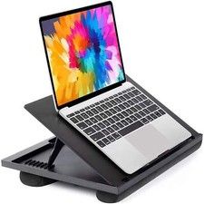 HUANUO Lap Desk - Adjustable Laptop Tray with Cushion, Fits up to 15.6'', Portab