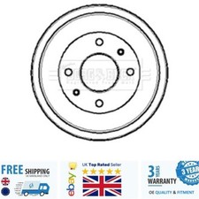Brake Drum BBR7028 For Rover MINI-MOKE 90-92 MINI 90-01 21A1279