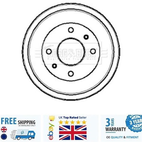 Brake drum bbr7028 - brake,