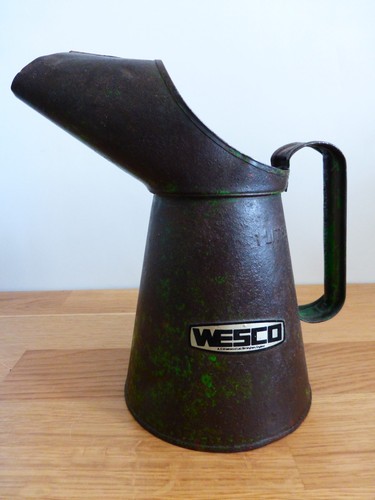 Vintage wesco litre size oil - 1,