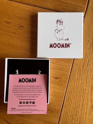 Moomin hippo stud earrings - hippo,