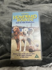 Disney Homeward Bound II Lost in San Francisco VHS Video Cassette