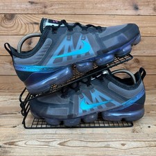 Nike Trainers Men Size UK 9.5 Air VaporMax 2019 ThrowBack Future Black Run Shoes