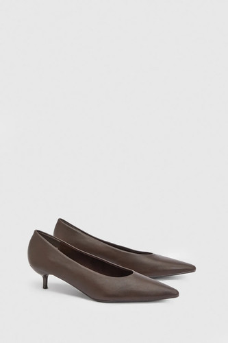 Wallis chocolate court shoes - wallis,