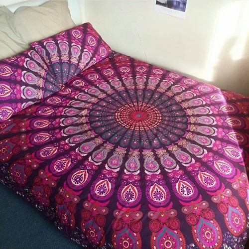 Mandala bedding set boho - set, quilt