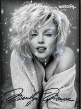 MARILYN MONROE RARE SEEN SPARKLY SIGNED PHOTO PRINT NONE ON EBAY 6 X 4 BOGOF