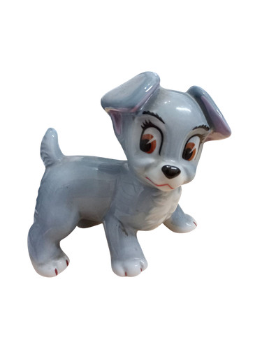 Wade disney porcelain dog - porcelain,