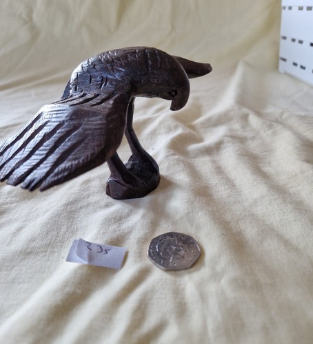Hand carved wooden - wooden, eagle
