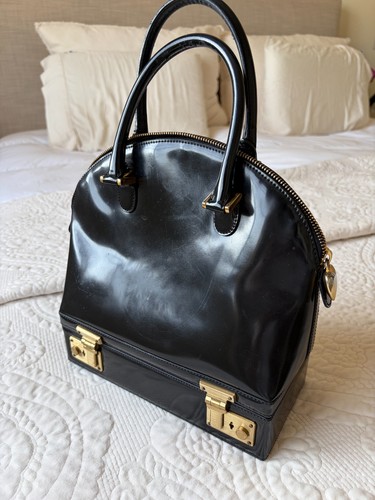 Moschino vintage black patent - vintage,