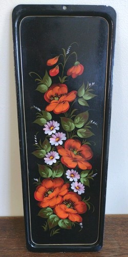 Vtg hand painted floral - vtg,