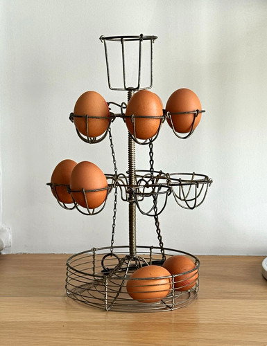 French antique egg display - antique,