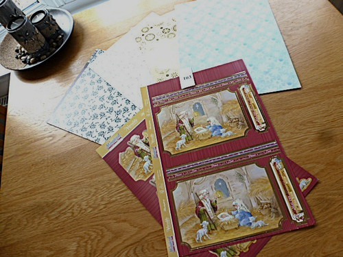 Four sheets xmas card a4 - sheets,