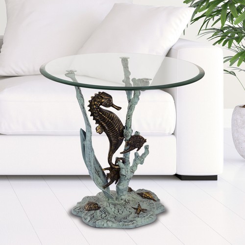 Spi home seahorse end table - home,