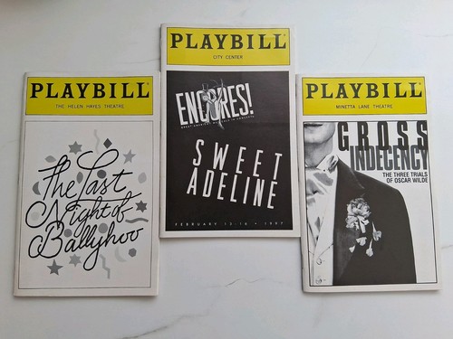 Playbill magazines with - playbill,