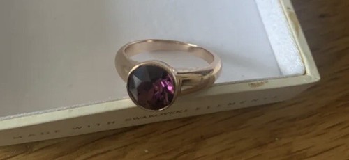 Aurora purple stone ring - ring, size