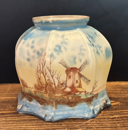 Hand painted glass light - light, shade