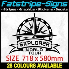 COMPASS VINYL DECAL NAVIGATION