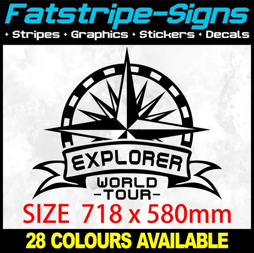Compass vinyl decal navigation - vinyl,