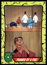 Topps Ireland  Teenage Mutant Hero Turtles (1990) Framed by a Foe! No. 9